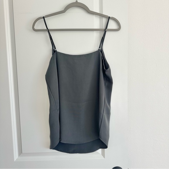 J Crew Charcoal Camisole Top - size 6 TALL - Picture 3 of 3